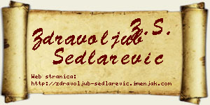 Zdravoljub Sedlarević vizit kartica